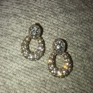 Swarovski Crystal Clip On Earrings